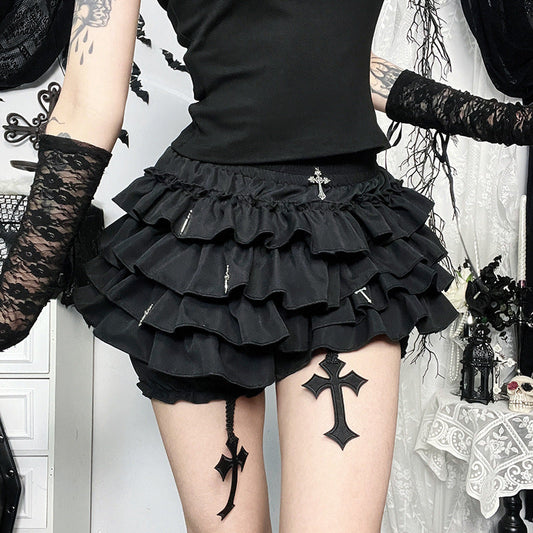Gothic Cross Femboy Skirt