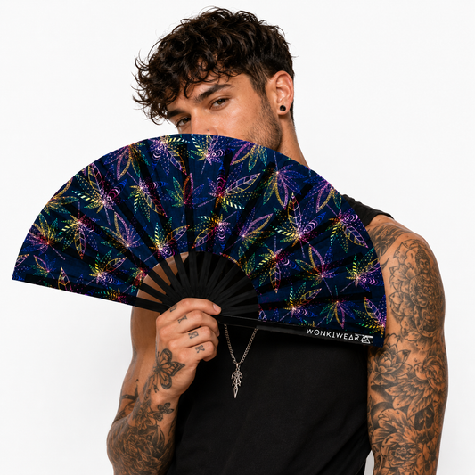 Mary Jane XL UV Reactive Festival Fan