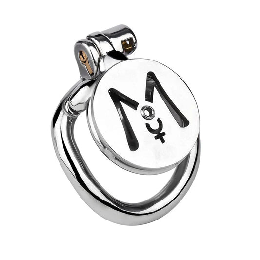Most Secure Inverted Chastity Device – Stainless Steel Flat Cage Design