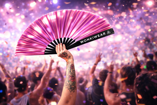 Pink Mirage Iridescent XL Festival Fan