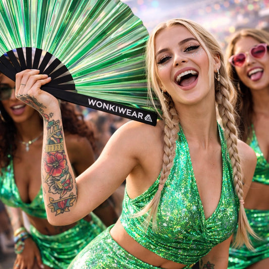 Pixie Dust Iridescent XL Festival Fan