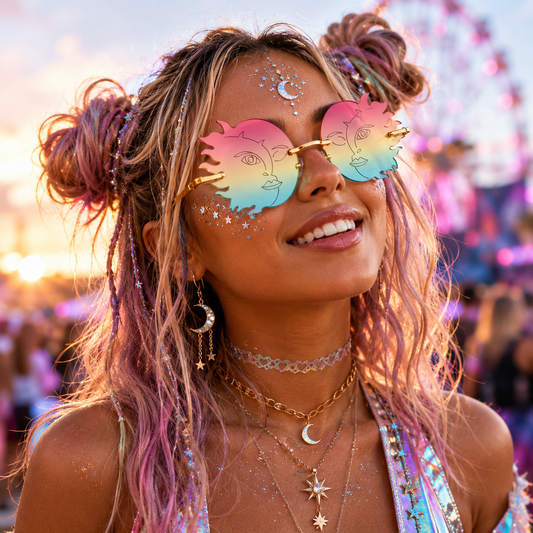 Rainbow Sun & Moon Glasses