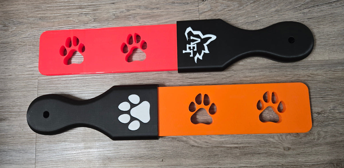 🐾 Alpha Pup Fraternity Paddle – 3D Printed Paw Cutout Spanker