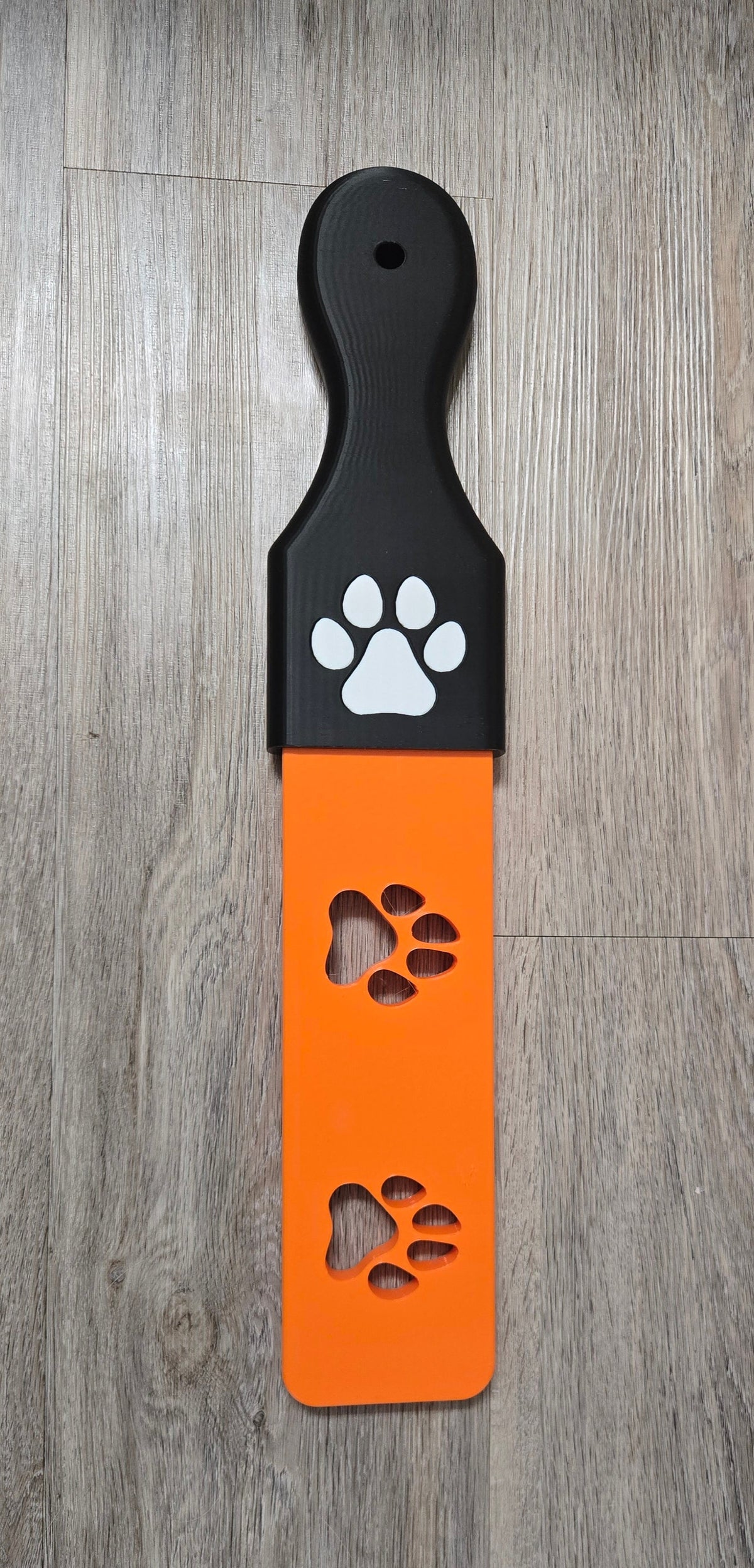 🐾 Alpha Pup Fraternity Paddle – 3D Printed Paw Cutout Spanker