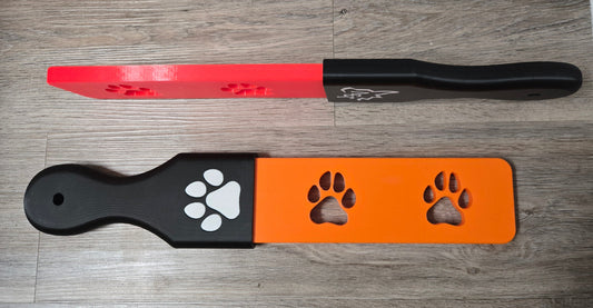 🐾 Alpha Pup Fraternity Paddle – 3D Printed Paw Cutout Spanker
