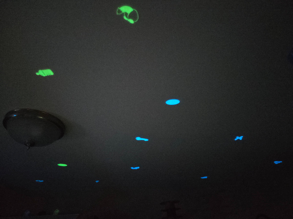 3D Printed Glow-in-the-Dark Ceiling Stickers