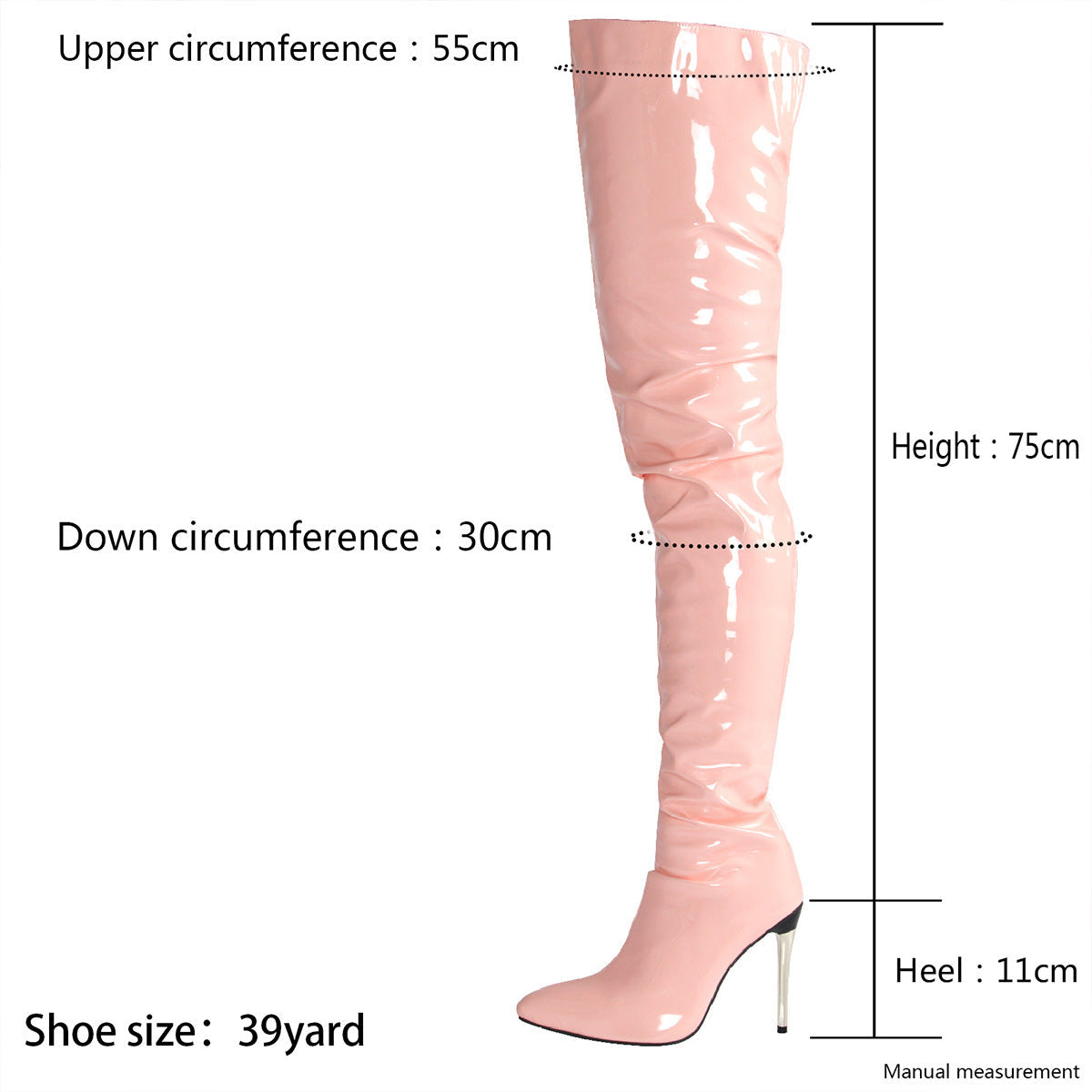 Overknee Glossy Boots