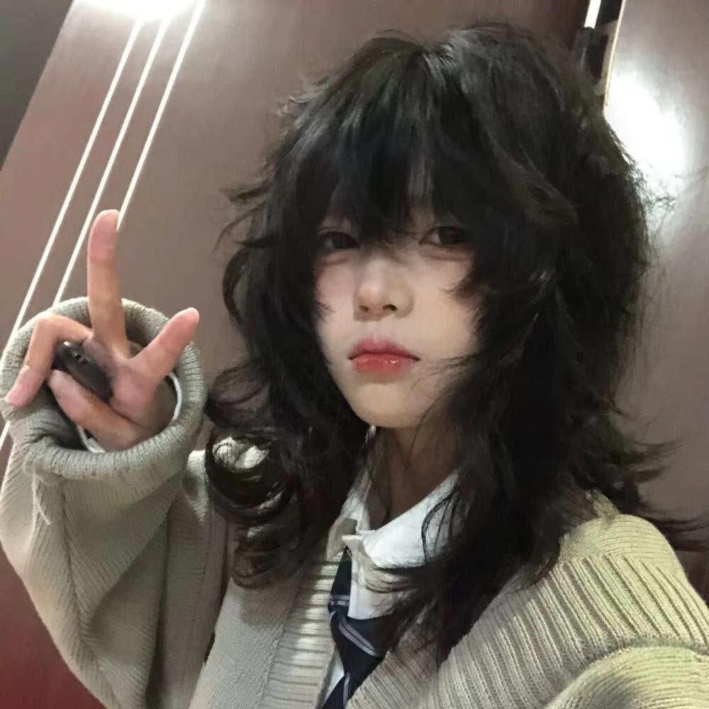 Soft Wave Wolf Femboy Wig
