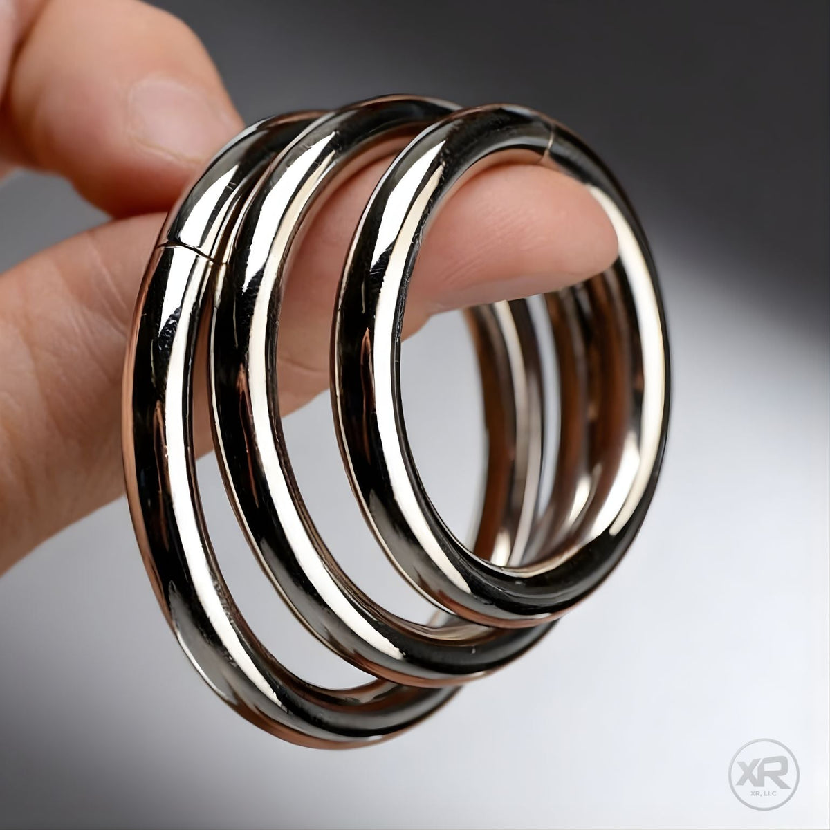 Steel Cock Rings Set