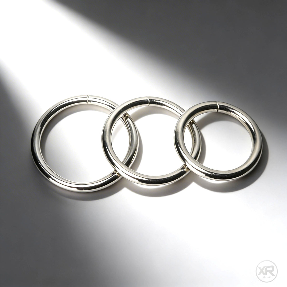 Steel Cock Rings Set