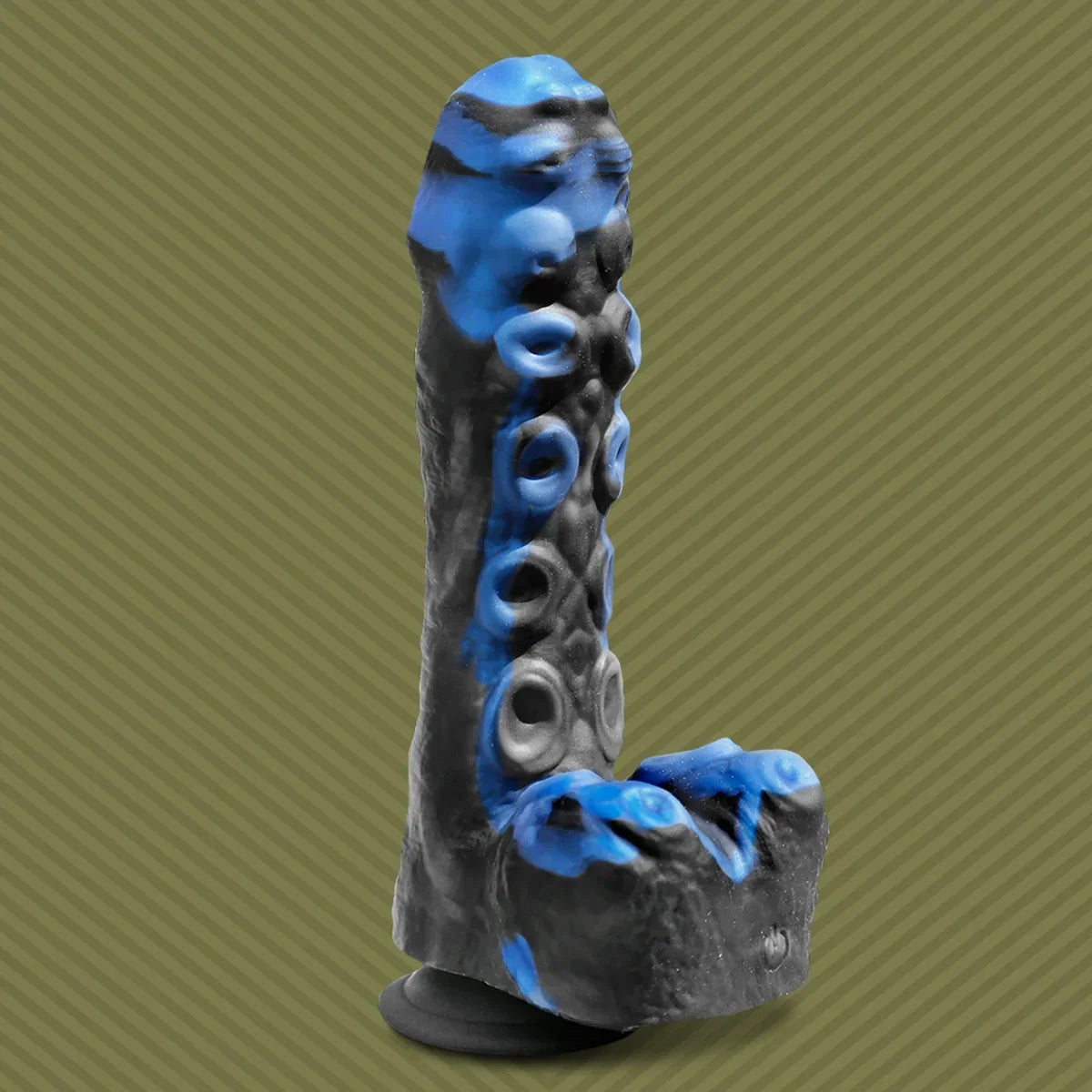 Tendril Thruster Blue Thrusting Tentacle Dildo with Remote