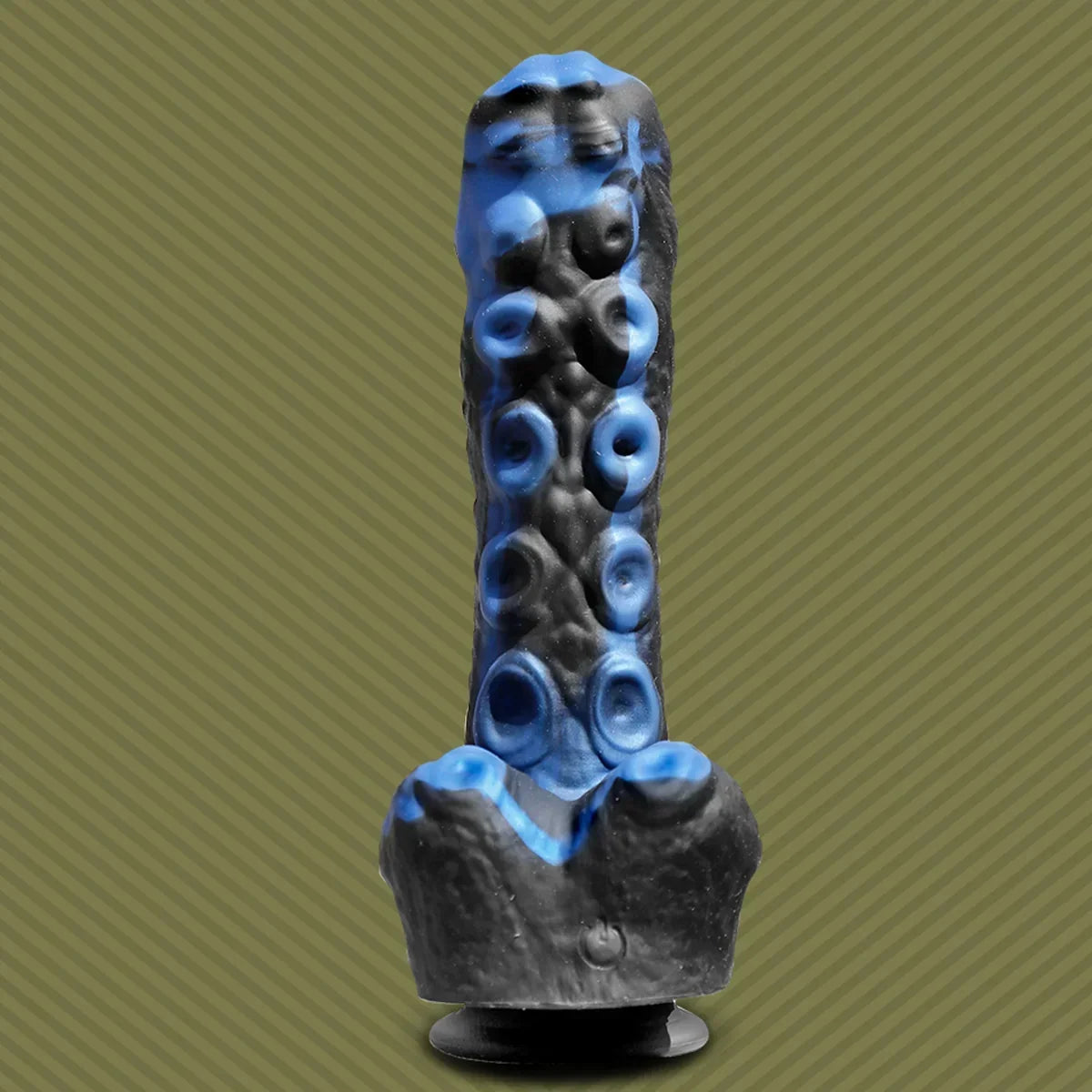 Tendril Thruster Blue Thrusting Tentacle Dildo with Remote