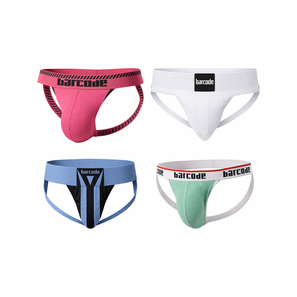 Barcode Berlin 4x Jockstrap Multipack Kavan/Sergey/Zuri/Cosme