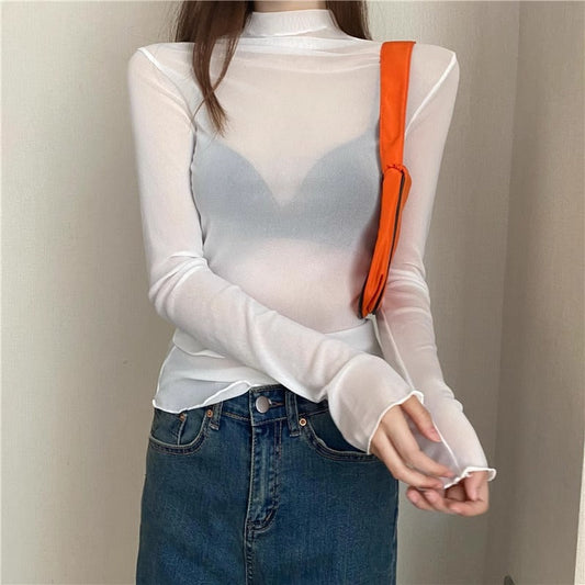 Femboy Lace High-Neck