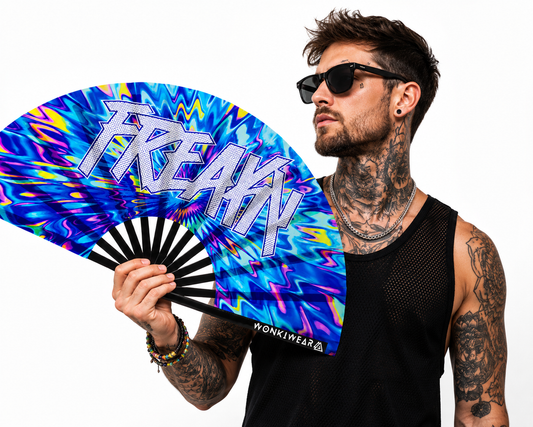 FREAKY XL UV Reactive Festival Fan