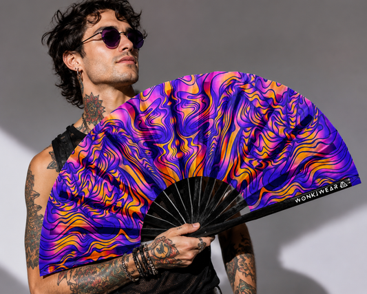 Sunset Session XL UV Reactive Festival Fan