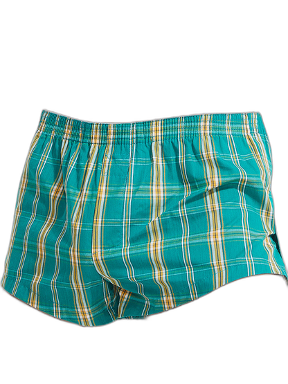Men’s Vent Classic Plaid Cotton Boxers With Fly