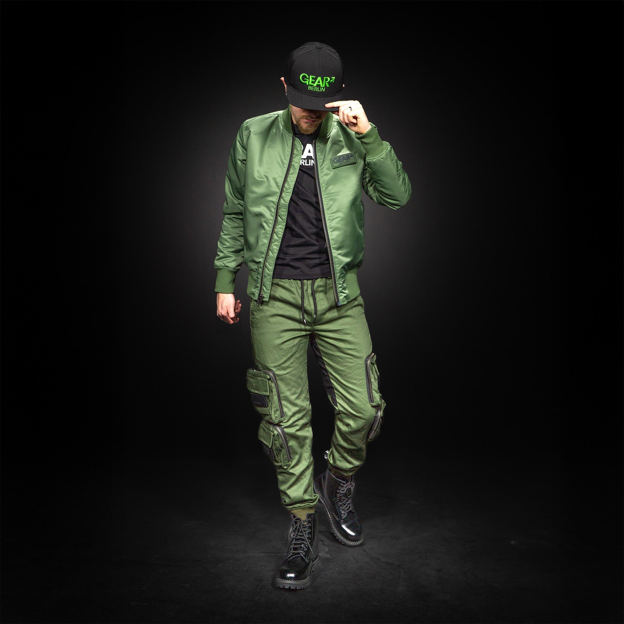 CARGO PANT COTTON GRN