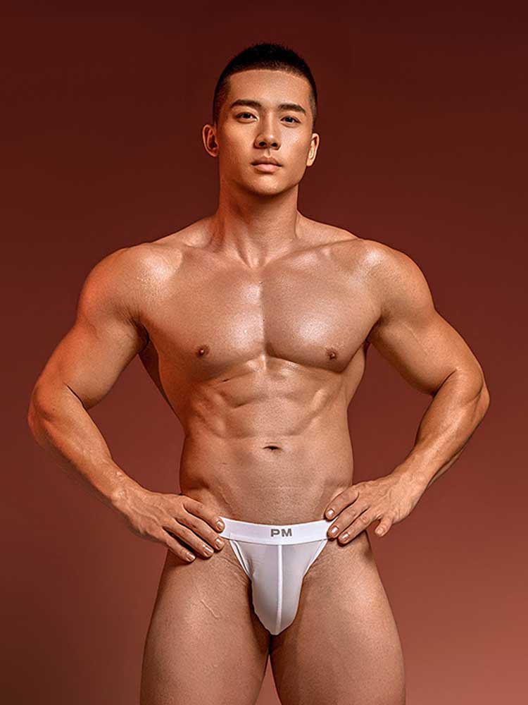 Men's Sexy Solid Color U-Convex Pouch Jockstrap