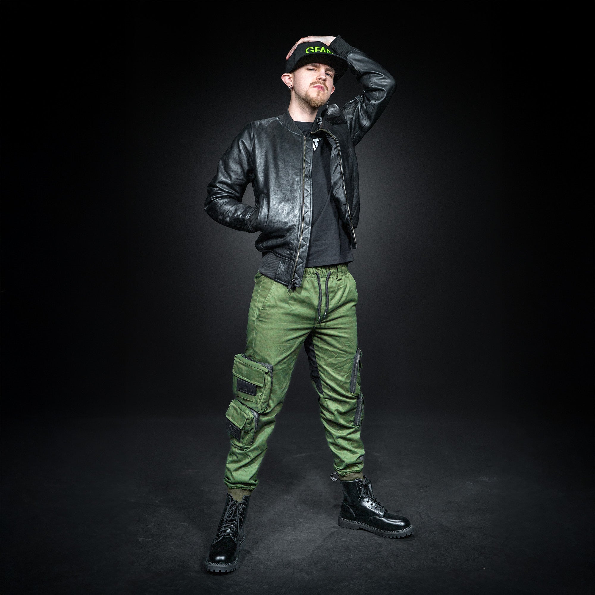 CARGO PANT COTTON GRN