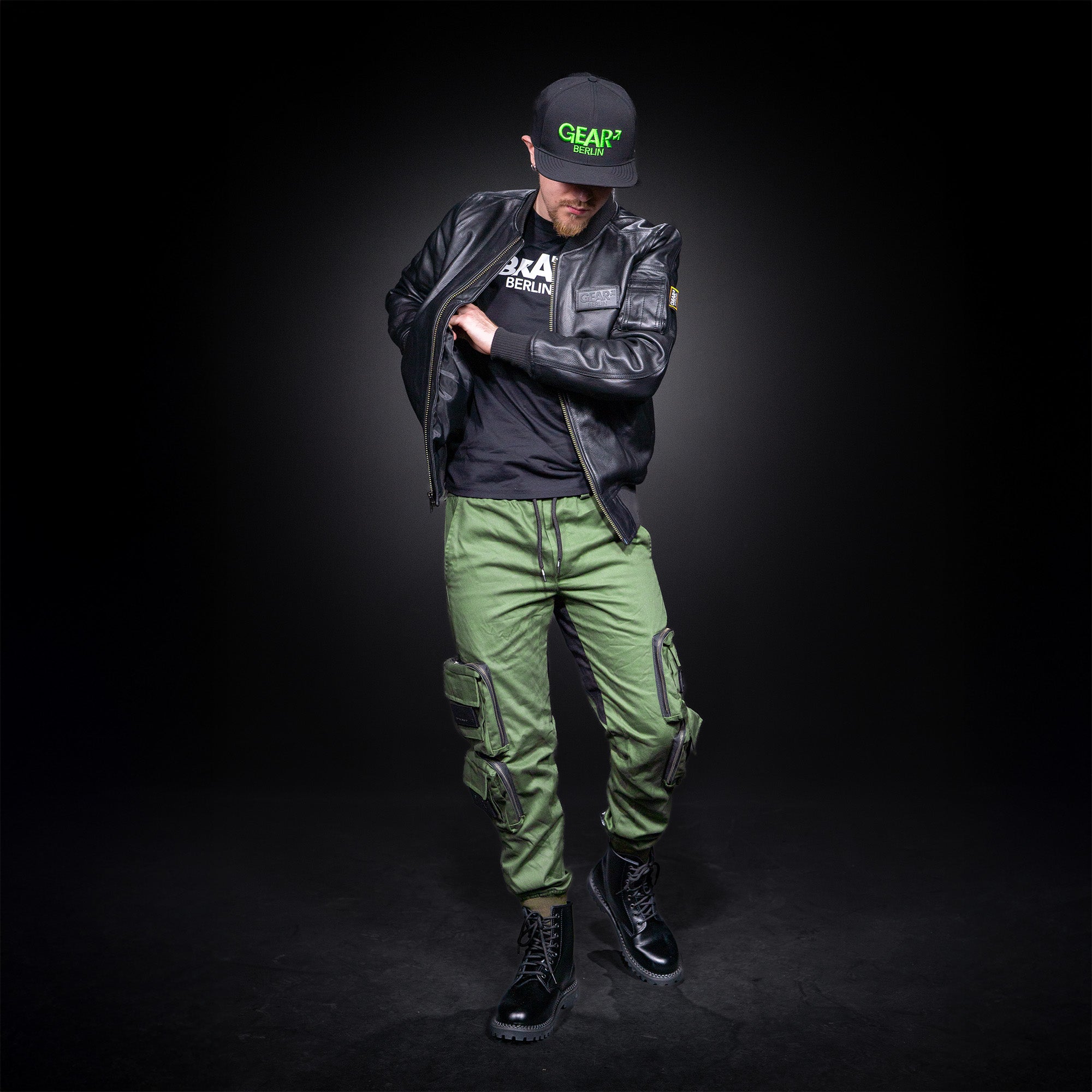 CARGO PANT COTTON GRN