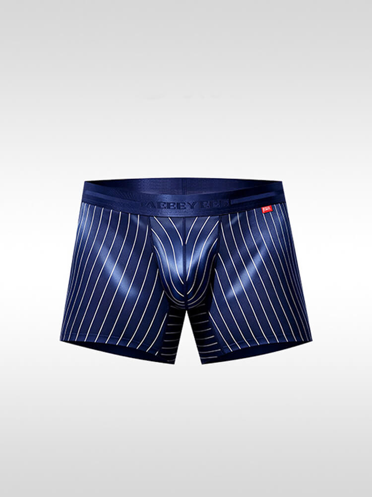 Men's Sexy Low-Rise Striped Boxer Briefs / Briefs / Thongs