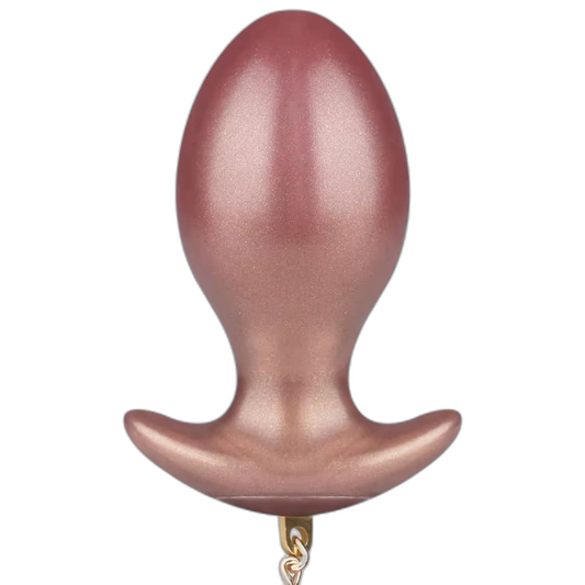 Aether Bulb - Silicone  Butt Plug with Chain Leash