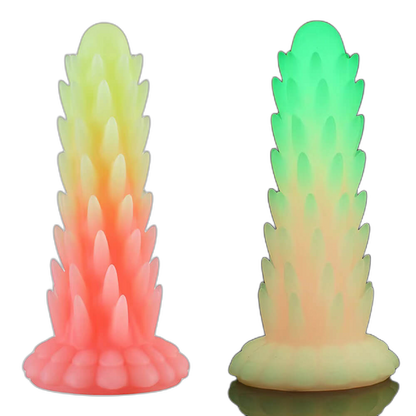 Burr - Spiked Dildo - Glow In The Dark Dildo - Silicone Dildo