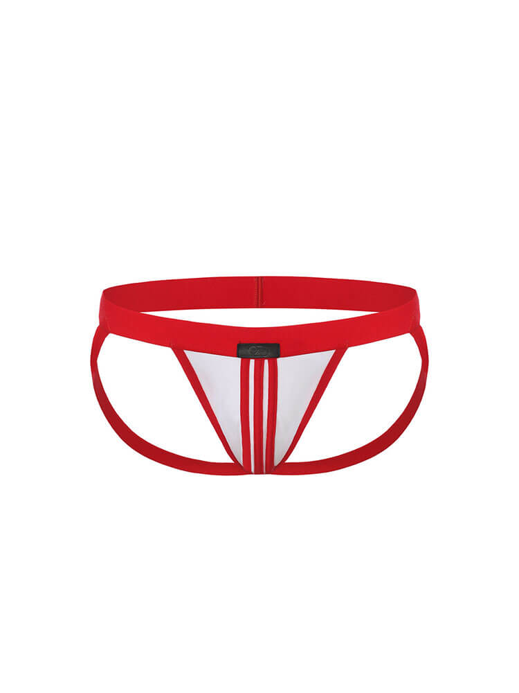 Men's Striped Pouch Color-Block Sexy Jockstrap