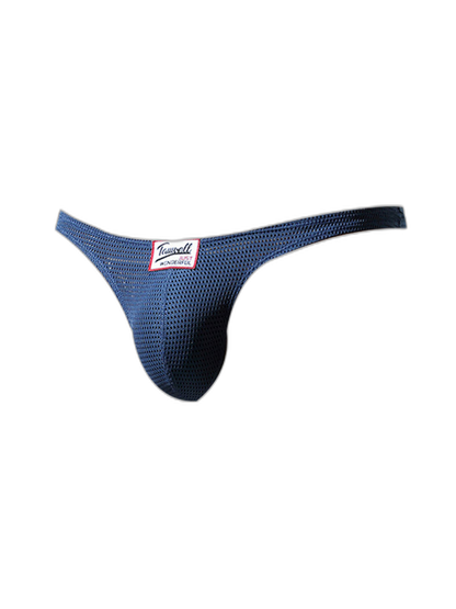 2 Pack Men's Sexy Breathable Mesh Thongs with High Stretch