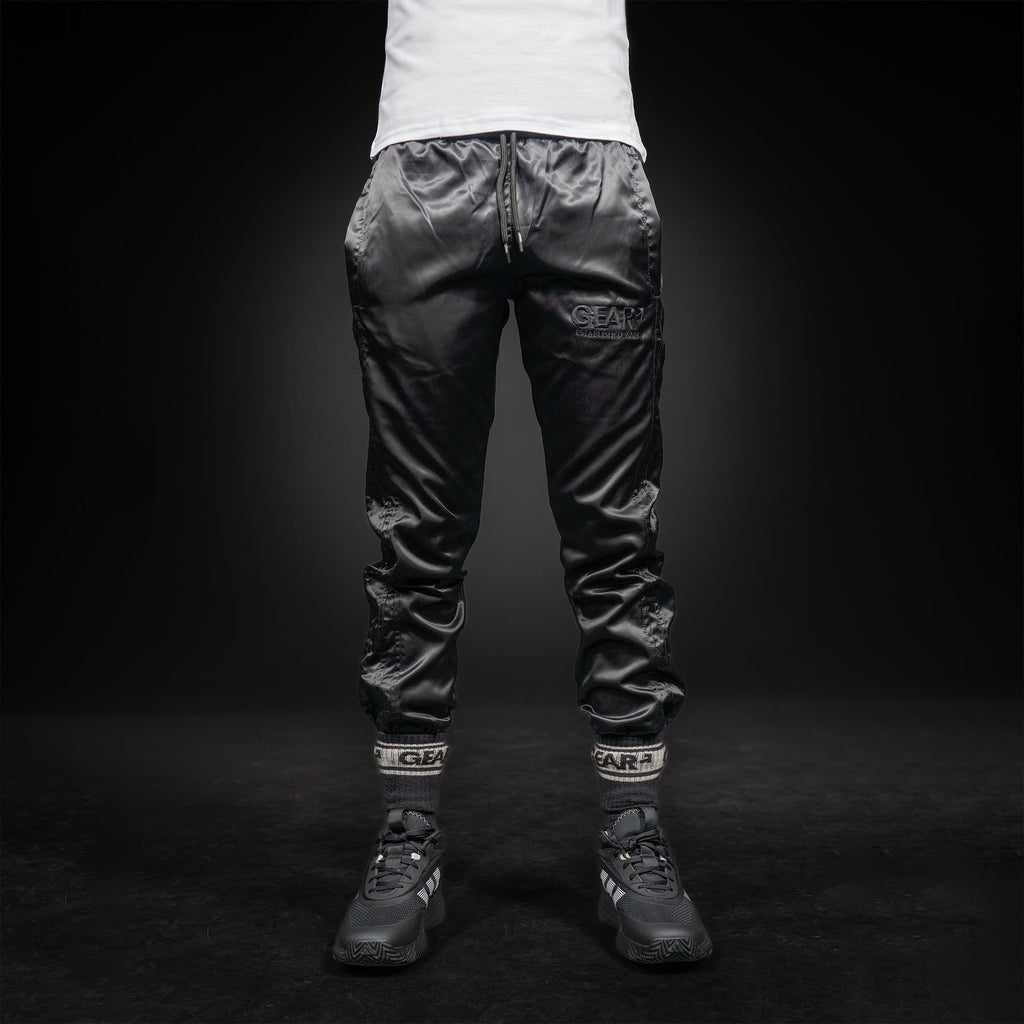 NYLON KINKSTER TRACK PANT BLK