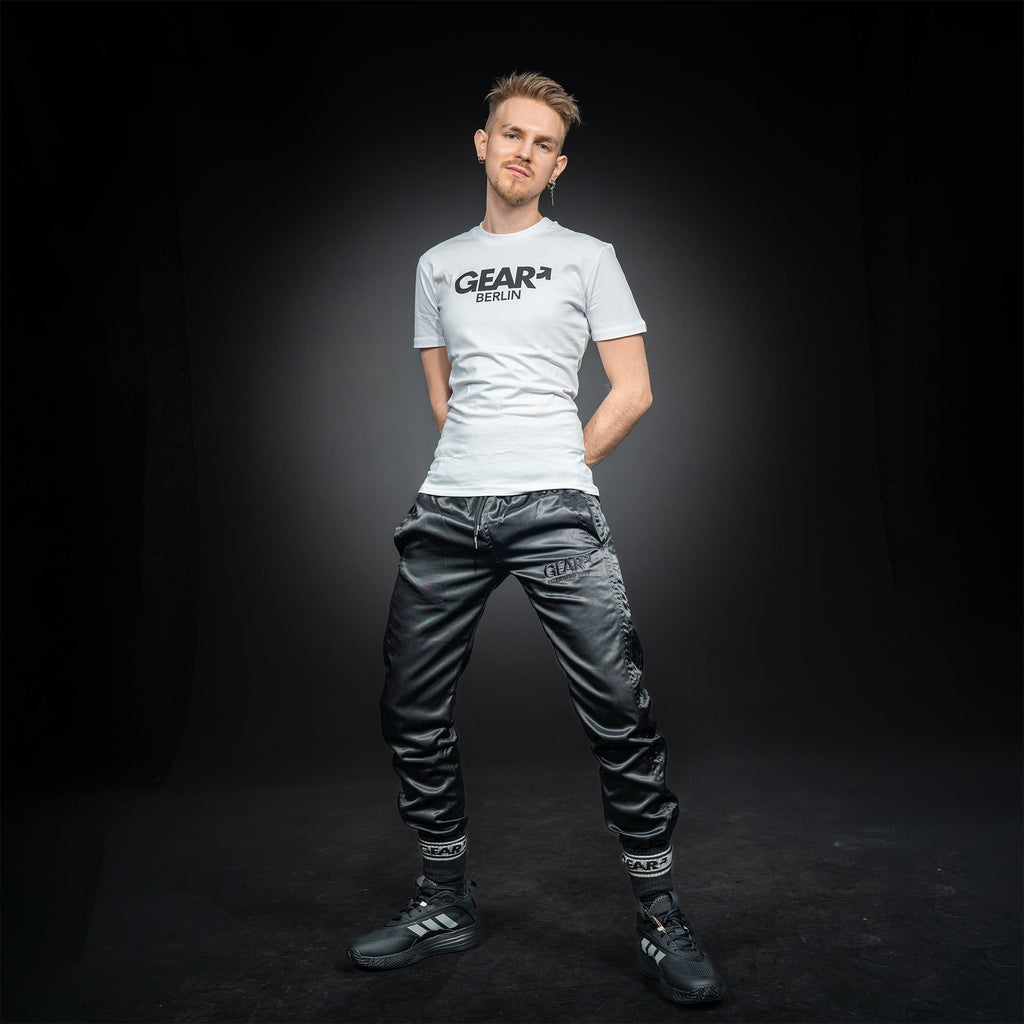 NYLON KINKSTER TRACK PANT BLK