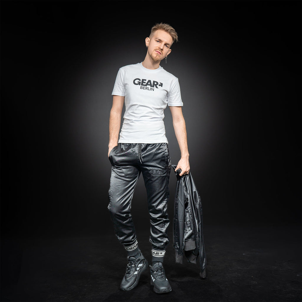 NYLON KINKSTER TRACK PANT BLK