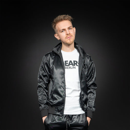 NYLON KINKSTER TRACK JACKET BLK