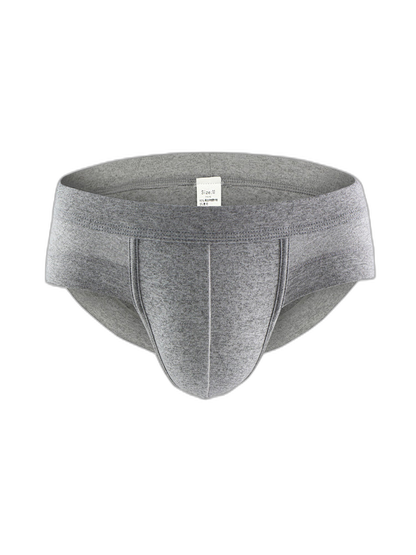 4 Pack Men's Solid Breathable Anti-Pinch Briefs