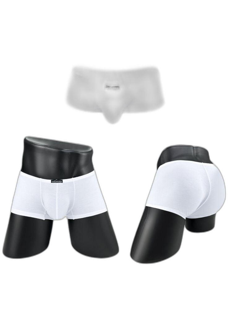 2 Pack Men's Sexy Low-rise Roomy Pouch Trunks