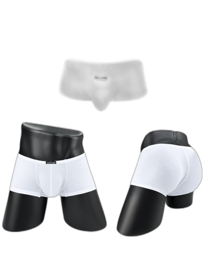 2 Pack Men's Sexy Low-rise Roomy Pouch Trunks
