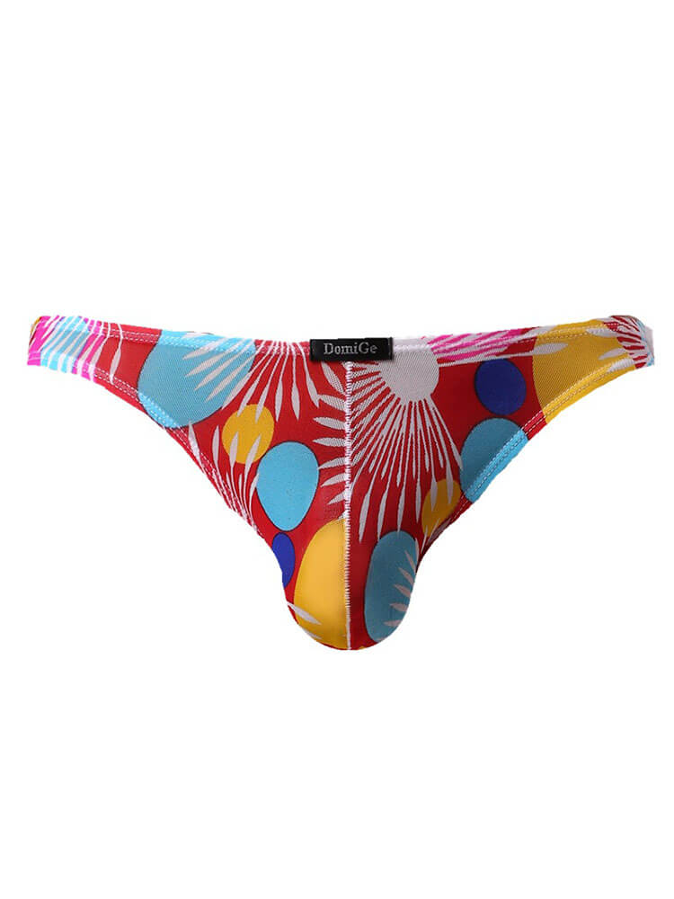 Men's Stylish Printed Mesh Breathable Briefs