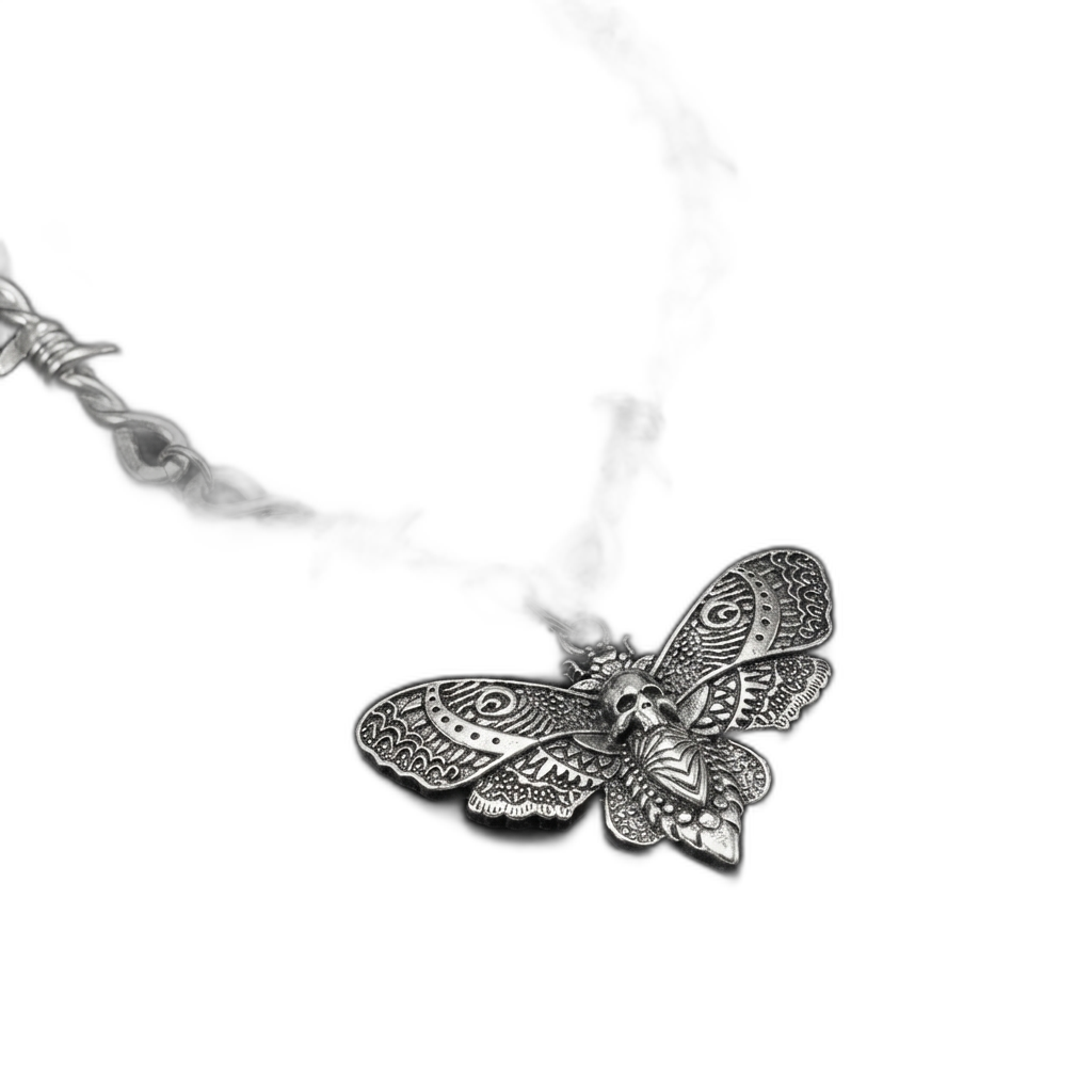 Death Moth Necklace
