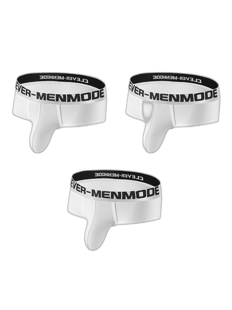 3 Pack Men's Sexy Ultra-Thin Supportive Pouch Breathable Stretch Fit Trunks