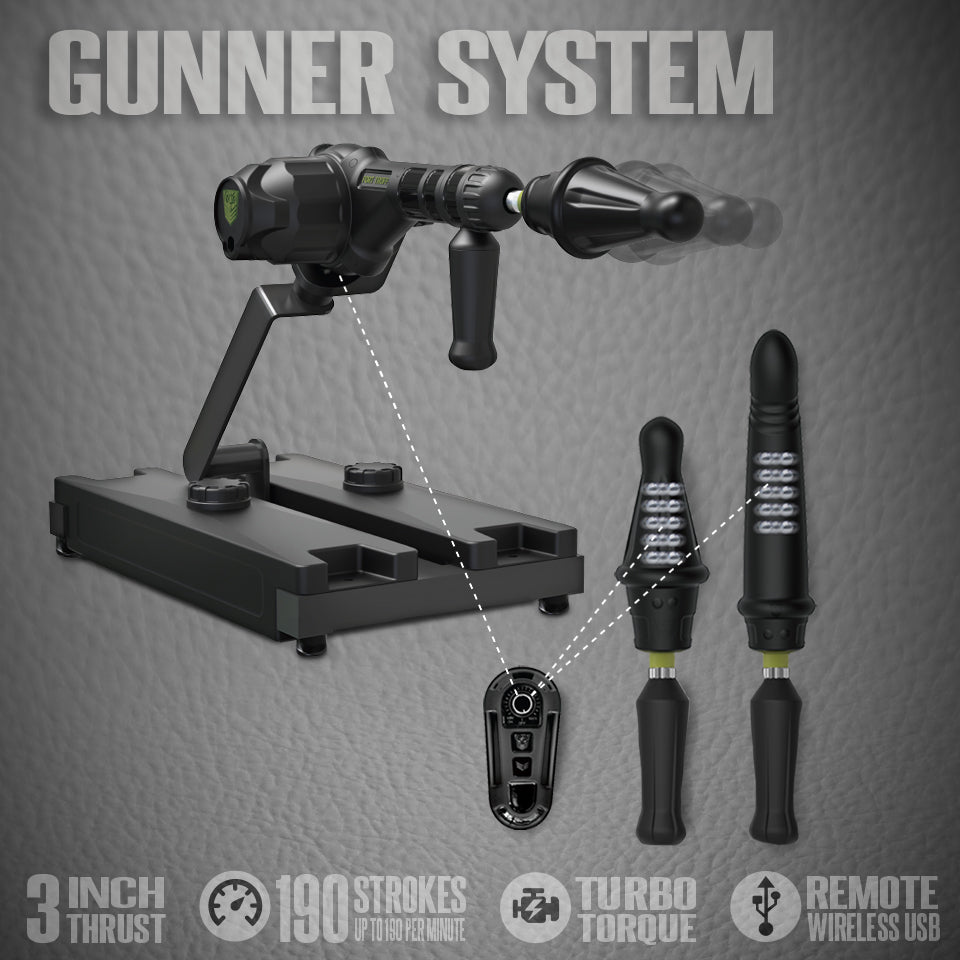 Gunner System 3-in-1 Fucking Machine
