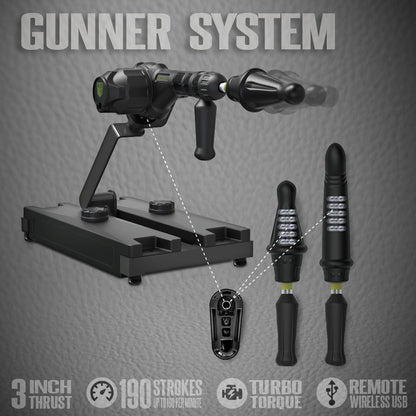 Gunner System 3-in-1 Fucking Machine