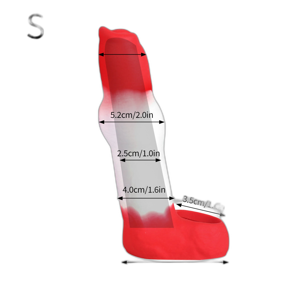 Blizzardwolf - 7 Inch Penis Extension Sleeve - Cock Extender