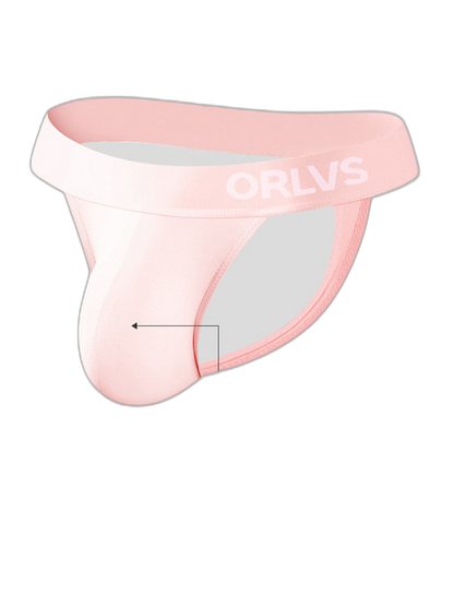 2 Pack Men's Large Pouch Enhancing Modal Breathable Thong