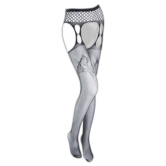 Lace Thigh High Stockings + Suspender Garter Belt