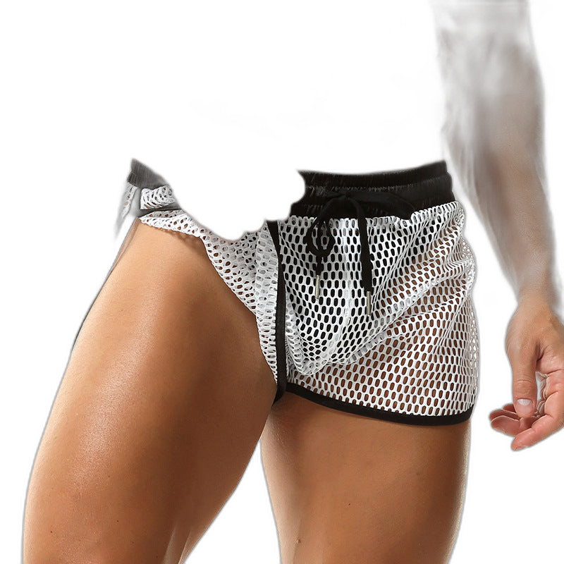 Mesh Split Shorts