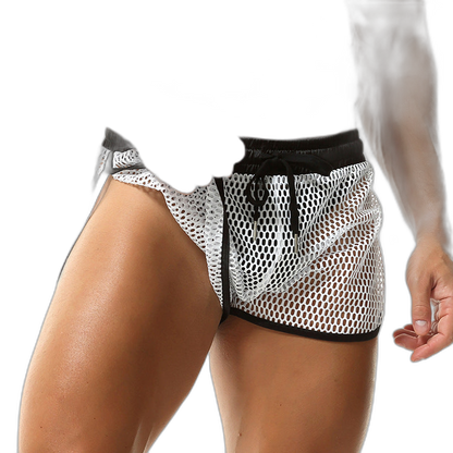 Mesh Split Shorts