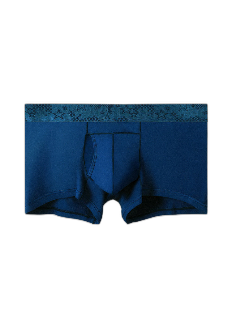 4 Pack Men’s Support Pouch Trunks With Functional Fly
