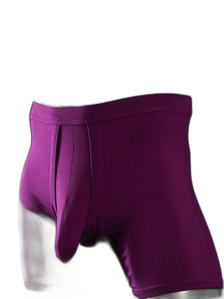 Sexy Separated Ball Pouch Boxer Briefs For Men