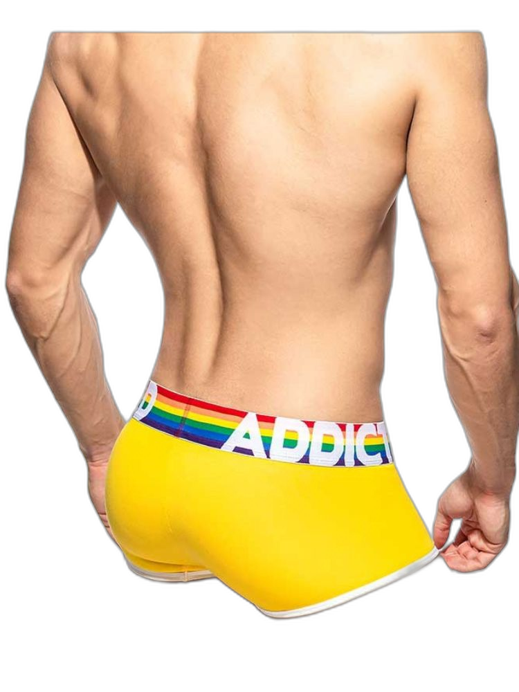 2 Pack Men’s Large Pouch Rainbow Trunks